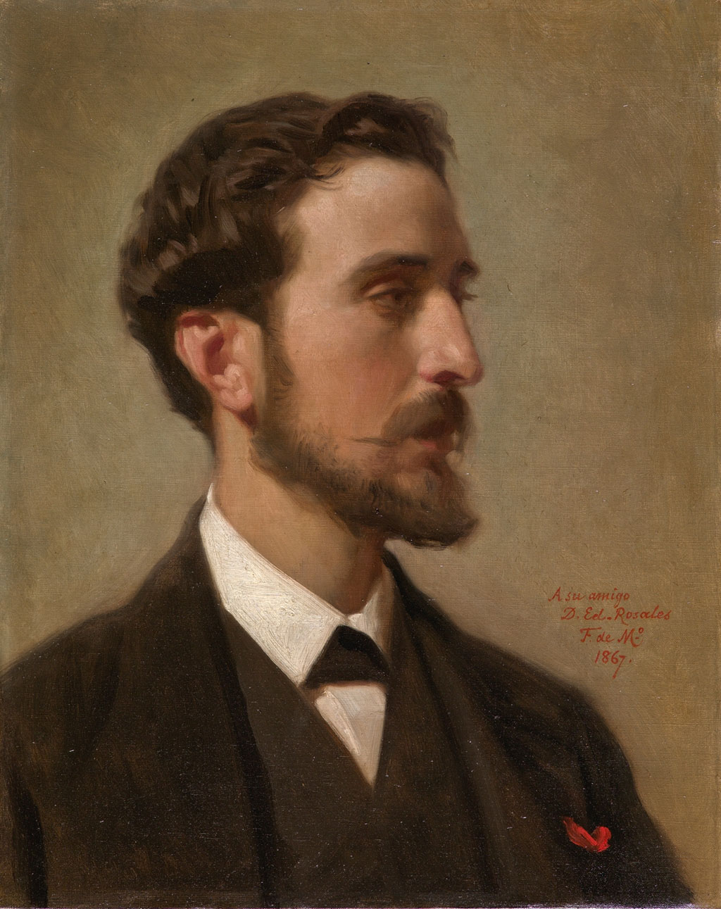 Imagen de la obra 'El pintor Eduardo Rosales'
