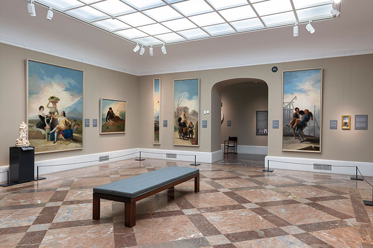 Foto de las salas de la segunda planta sur del edificio Villanueva del Museo del Prado. © Museo Nacional del Prado