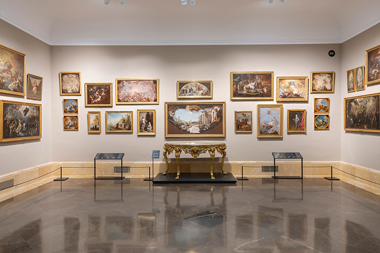 Foto de las salas de la segunda planta sur del edificio Villanueva del Museo del Prado. © Museo Nacional del Prado