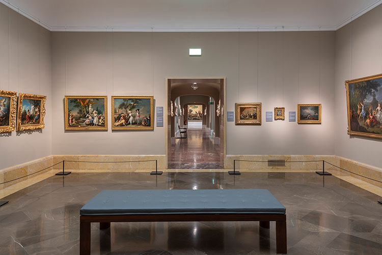 Foto de las salas de la segunda planta sur del edificio Villanueva del Museo del Prado. © Museo Nacional del Prado