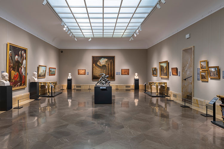 Foto de las salas de la segunda planta sur del edificio Villanueva del Museo del Prado. © Museo Nacional del Prado