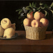 Imagen de La obra invitada. Bodegón con cidras, naranjas y rosa
